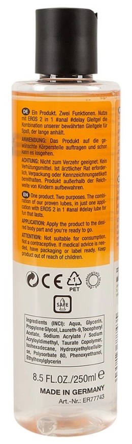 EROS Lubrykant 2w1 Opoźniający i Do Aplikacji Intymnej 250 ml