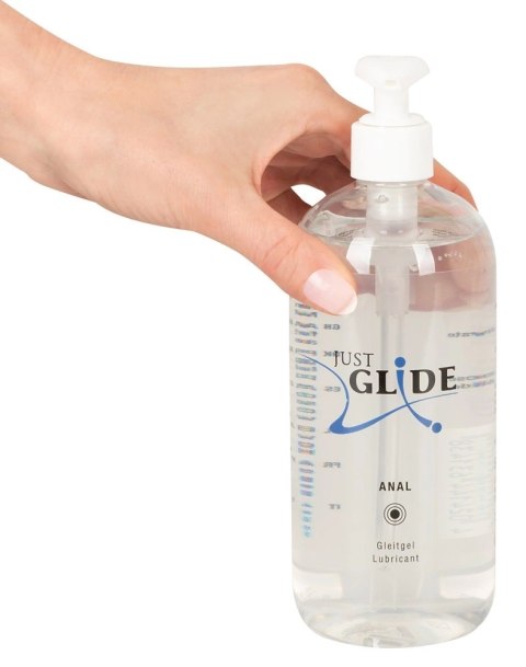 Just Glide - Analny Lubrykant Nawilżający Na Bazie Wody 500 ml Just Glide - Analny Lubrykant Nawilżający Na Bazie Wody 500 ml