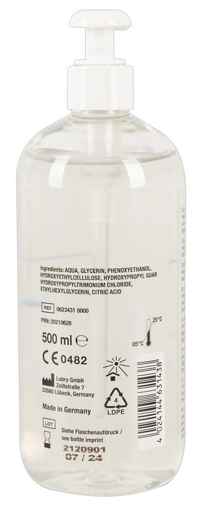Just Glide - Analny Lubrykant Nawilżający Na Bazie Wody 500 ml Just Glide - Analny Lubrykant Nawilżający Na Bazie Wody 500 ml