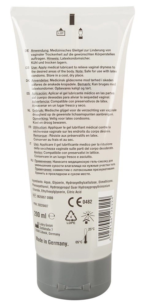 Just Glide Performance - Lubrykant Medyczny Na Bazie Wody I Silikonu 200 ml Just Glide Performance - Lubrykant Medyczny Na Bazie Wody I Silikonu 200 ml