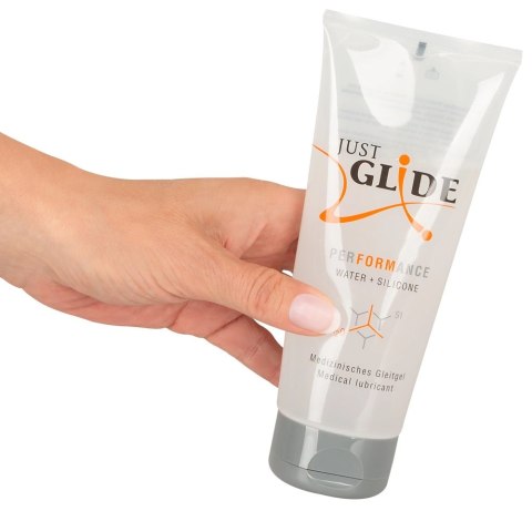 Just Glide Performance - Lubrykant Medyczny Na Bazie Wody I Silikonu 200 ml Just Glide Performance - Lubrykant Medyczny Na Bazie Wody I Silikonu 200 ml