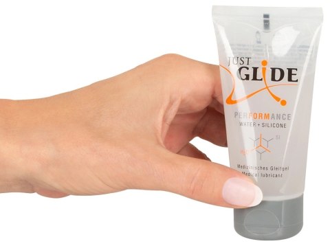 Just Glide Performance - Lubrykant Medyczny Na Bazie Wody I Silikonu 50 ml Just Glide Performance - Lubrykant Medyczny Na Bazie Wody I Silikonu 50 ml