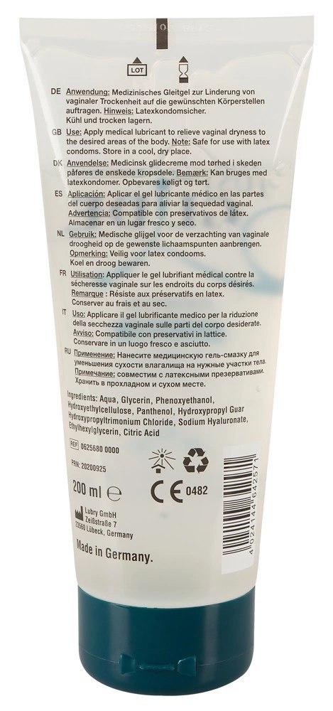 Just Glide Premium - Nawilżający Lubrykant Wodny Premium 200 ml Just Glide Premium - Nawilżający Lubrykant Wodny Premium 200 ml