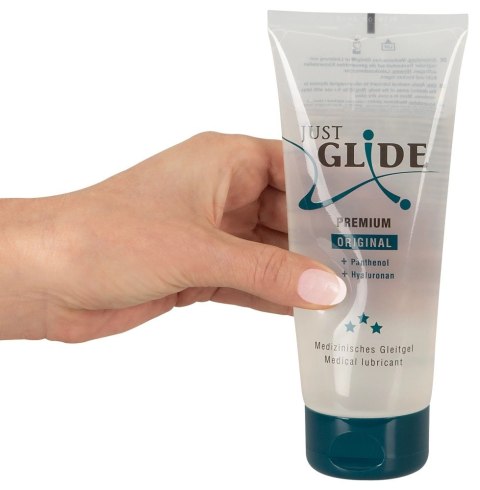 Just Glide Premium - Nawilżający Lubrykant Wodny Premium 200 ml Just Glide Premium - Nawilżający Lubrykant Wodny Premium 200 ml