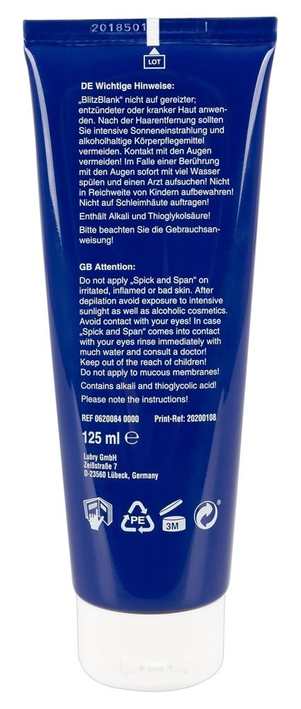 Krem do depilacji BlitzBlank 125 ml Krem do depilacji BlitzBlank 125 ml