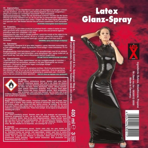 LATE X - Spray Nabłyszczający Do Lateksu 400 ml LATE X - Spray Nabłyszczający Do Lateksu 400 ml