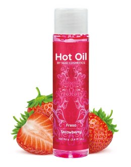 NUEI - Rozgrzewający Olejek Do Masażu Truskawkowy 100 ml