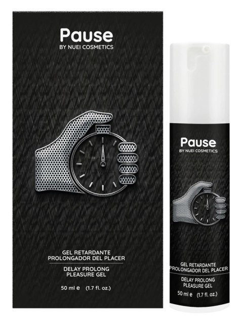 NUEI Pause Delay Prolong Gel 50ml - żel intymny przedłużający działanie, wegański NUEI Pause Delay Prolong Gel 50ml - żel intymny przedłużający działanie, wegański