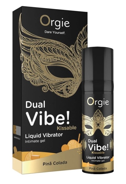 Orgie - Żel Intymny Z Efektem Wibracji Dual Vibe Pina Colada 15 ml Orgie - Żel Intymny Z Efektem Wibracji Dual Vibe Pina Colada 15 ml