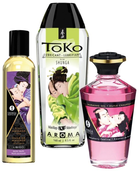 Shunga - 3-Częściowy Zestaw Olejków Do Masażu Secret Set Fruity Kisses Shunga - 3-Częściowy Zestaw Olejków Do Masażu Secret Set Fruity Kisses