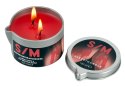 Świeca w puszce czerwona 100 g S/M