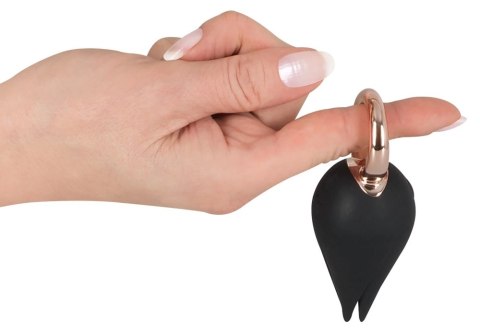 Belou - Wibrator Na Palec Czarno/Złoty Finger Vibe Belou - Wibrator Na Palec Czarno/Złoty Finger Vibe