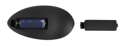 Black Velvets - Rotacyjny Korek Analny Z Pilotem 14 cm Czarny Black Velvets - Rotacyjny Korek Analny Z Pilotem 14 cm Czarny