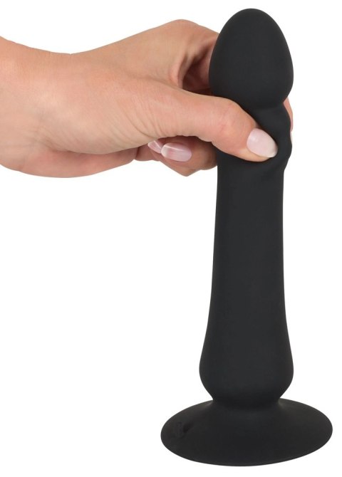 Black Velvets - Wibrator Analny Z Przyssawką I Pilotem 20 cm Czarny Black Velvets - Wibrator Analny Z Przyssawką I Pilotem 20 cm Czarny