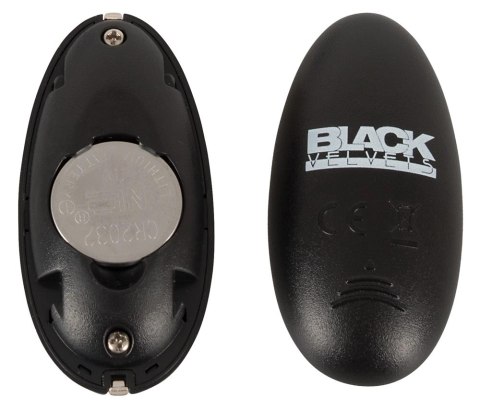 Black Velvets - Wibrator Analny Z Przyssawką I Pilotem 20 cm Czarny Black Velvets - Wibrator Analny Z Przyssawką I Pilotem 20 cm Czarny