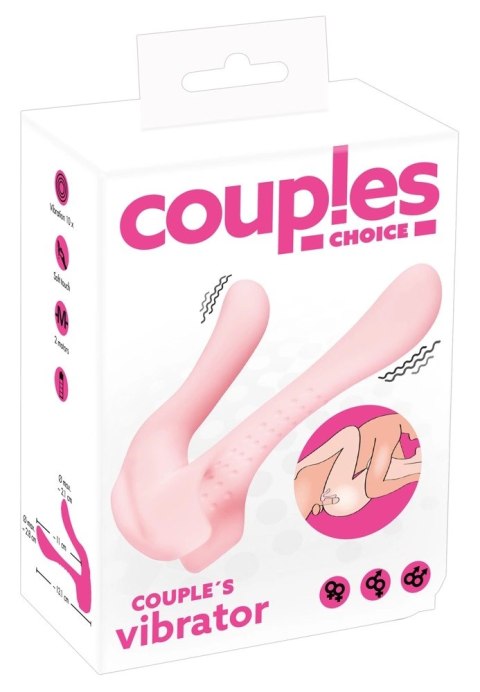 Couples Choice - Wibrator Stymulujący Dla Dwojga Różowy Couples Choice - Wibrator Stymulujący Dla Dwojga Różowy