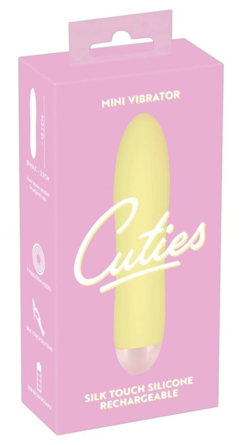 Cuties - Żółty Mini Wibrator Smukły Cuties - Żółty Mini Wibrator Smukły
