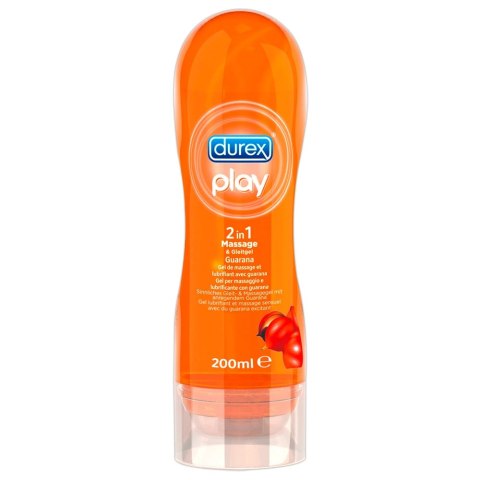 Durex Play 2in1 - Żel I Smar Do Masażu Guarana 200ml Durex Play 2in1 - Żel I Smar Do Masażu Guarana 200ml