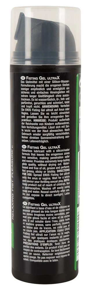 EROS - Silikonowo-Wodny Lubrykant Do Fistingu UltraX 200ml EROS - Silikonowo-Wodny Lubrykant Do Fistingu UltraX 200ml