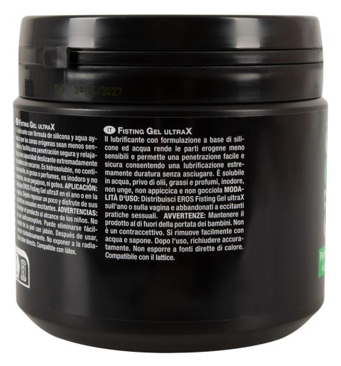 EROS - Silikonowo-Wodny Lubrykant Do Fistingu UltraX 500 ml EROS - Silikonowo-Wodny Lubrykant Do Fistingu UltraX 500 ml