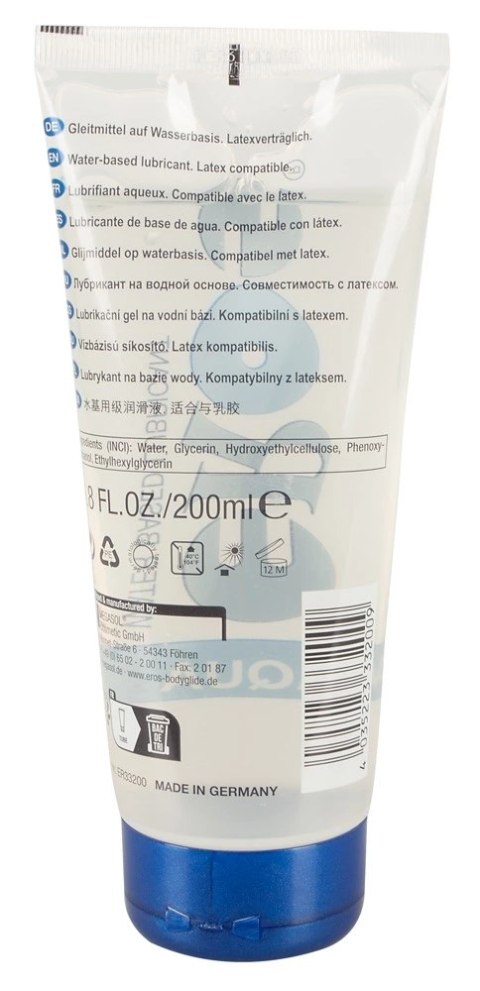 EROS - Wodny Lubrykant Nawilżający Aqua 200 ml EROS - Wodny Lubrykant Nawilżający Aqua 200 ml