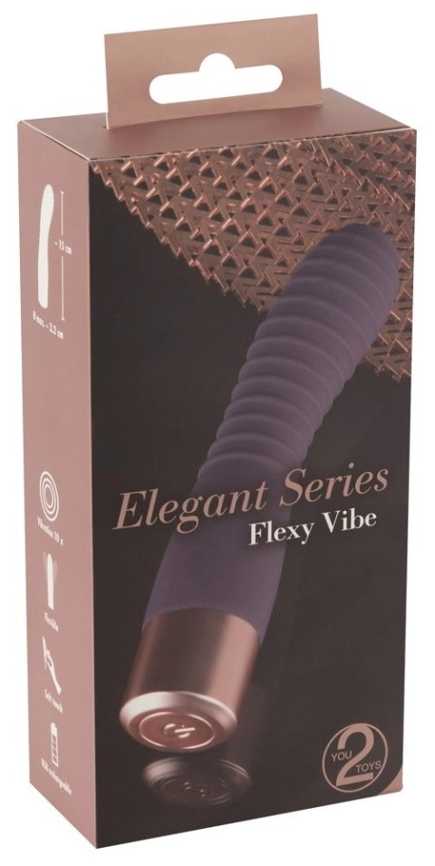 Elegant Series - Wibrator Prążkowany 15cm Elegant Series - Wibrator Prążkowany 15cm