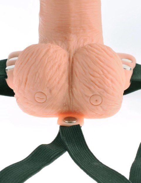 Fetish Fantasy Series - Naturalne Dildo Z Elastycznym Paskiem I 10 Trybami Wibracji Fetish Fantasy Series - Naturalne Dildo Z Elastycznym Paskiem I 10 Trybami Wibracji