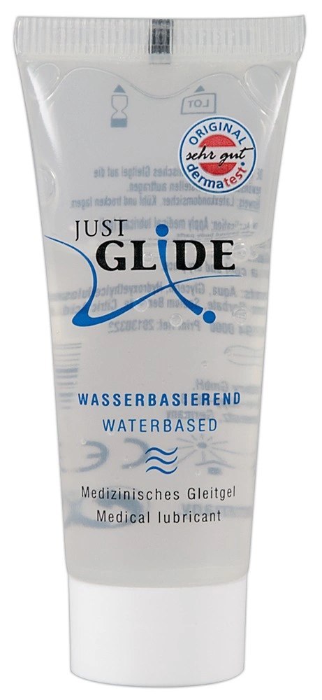 Just Glide - Nawilżający Lubrykant Na Bazie Wody 20 ml Just Glide - Nawilżający Lubrykant Na Bazie Wody 20 ml