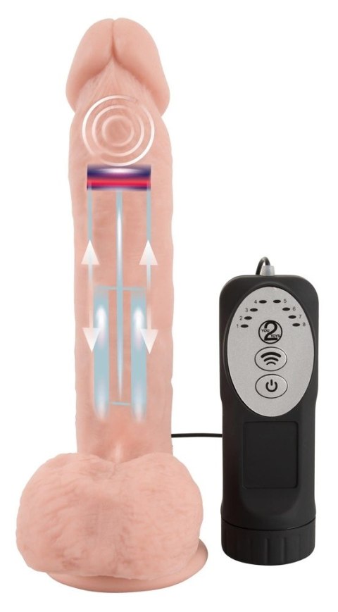 Medical Silicone - Medyczny Silikonowy Wibrator Wstrząsowy 21cm Medical Silicone - Medyczny Silikonowy Wibrator Wstrząsowy 21cm
