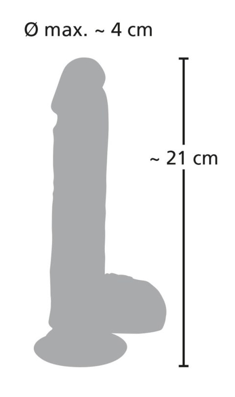 Medical Silicone - Medyczny Silikonowy Wibrator Wstrząsowy 21cm Medical Silicone - Medyczny Silikonowy Wibrator Wstrząsowy 21cm