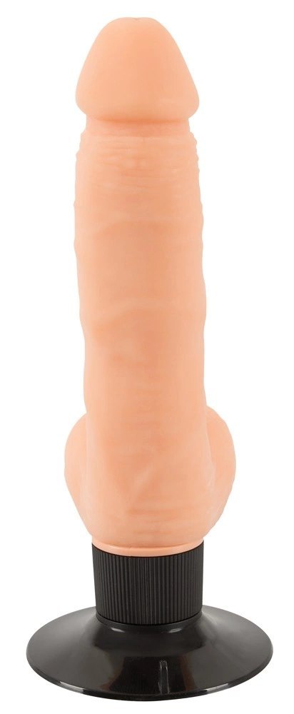 Nature Skin - Naturalny Miękki Wibrator Stymulujący 21cm Nature Skin - Naturalny Miękki Wibrator Stymulujący 21cm