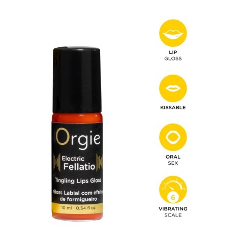 Orgie - Błyszczyk Na Usta Do Seksu Oralnego Z Efektem Mrowienia 10 ml Orgie - Błyszczyk Na Usta Do Seksu Oralnego Z Efektem Mrowienia 10 ml