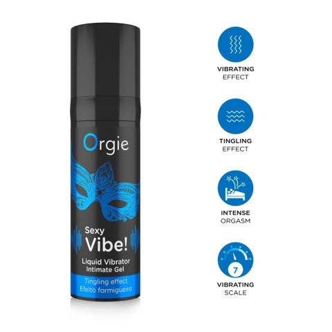 Orgie - Żelowy Wibrator W Płynie Liquid Vibrator 15 ml Orgie - Żelowy Wibrator W Płynie Liquid Vibrator 15 ml