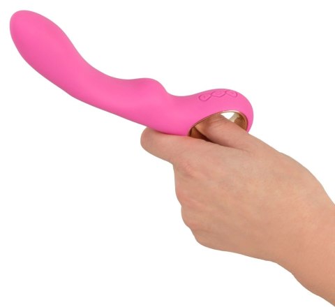 You2Toys - Podwójny wibrator z eleganckim uchwytem You2Toys - Podwójny wibrator z eleganckim uchwytem