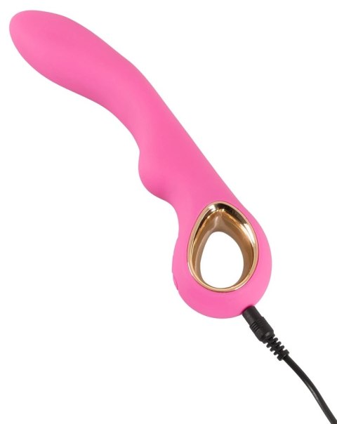 You2Toys - Podwójny wibrator z eleganckim uchwytem You2Toys - Podwójny wibrator z eleganckim uchwytem