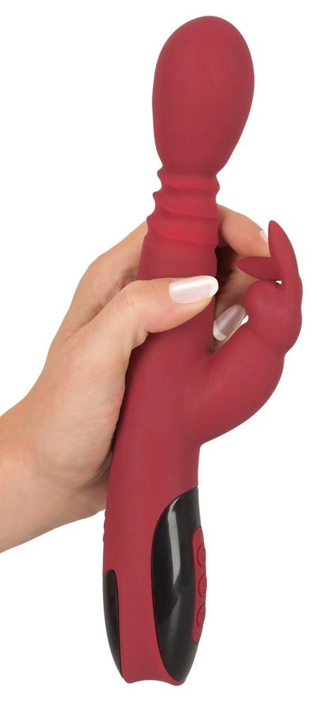 You2Toys - Wibrator silikonowy - króliczek - podwójny You2Toys - Wibrator silikonowy - króliczek - podwójny