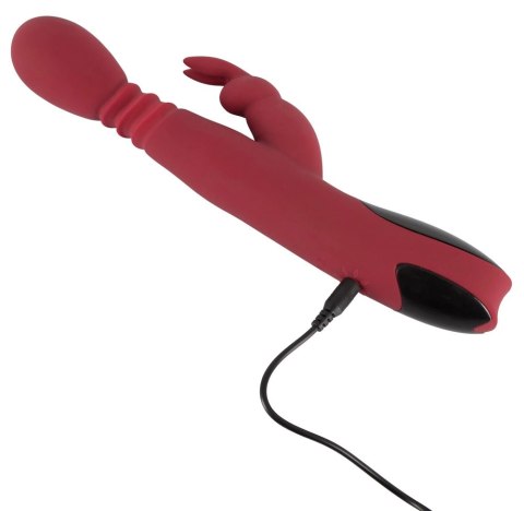 You2Toys - Wibrator silikonowy - króliczek - podwójny You2Toys - Wibrator silikonowy - króliczek - podwójny