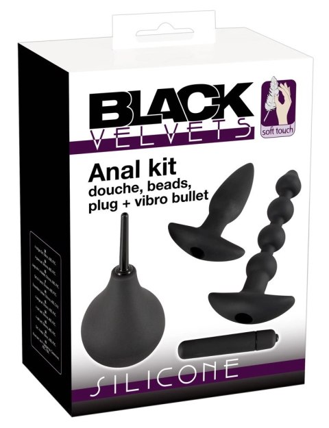 4-Częściowy Zestaw Do Zabaw Analnych - Black Velvets 4-Częściowy Zestaw Do Zabaw Analnych - Black Velvets