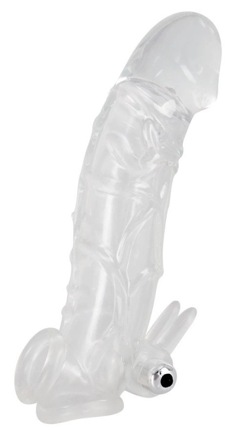 Crystal - Nakładka Na Penisa Ze Stymulatorem Vibro 23cm Crystal - Nakładka Na Penisa Ze Stymulatorem Vibro 23cm