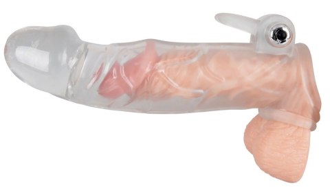 Crystal - Nakładka Na Penisa Ze Stymulatorem Vibro 23cm Crystal - Nakładka Na Penisa Ze Stymulatorem Vibro 23cm