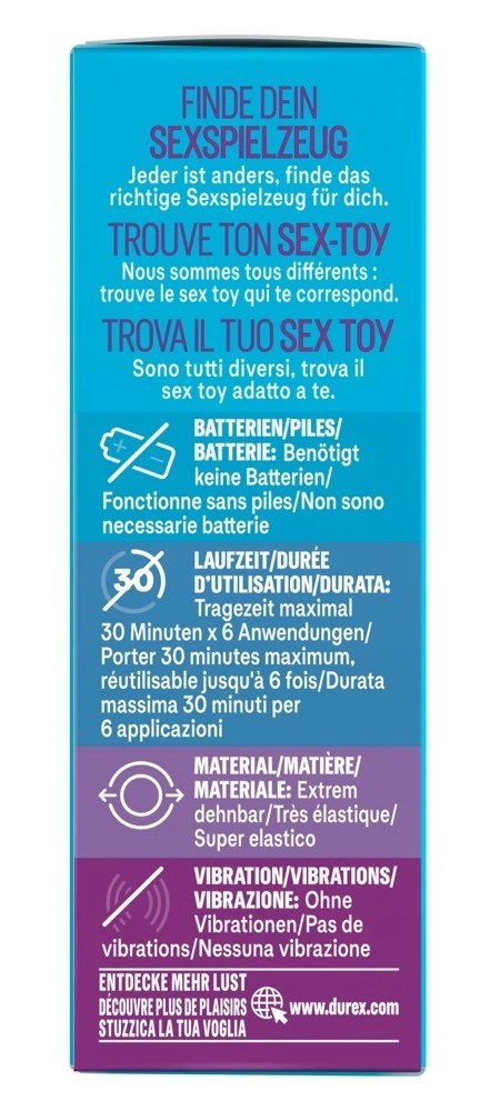 Durex Ring - Przezroczysty Pierścień Na Penisa Elastyczny Durex Ring - Przezroczysty Pierścień Na Penisa Elastyczny