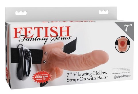 Fetish Fantasy Series - Strap-On Z Naturalnym Zakrzywionym Wibratorem Cielisty Fetish Fantasy Series - Strap-On Z Naturalnym Zakrzywionym Wibratorem Cielisty