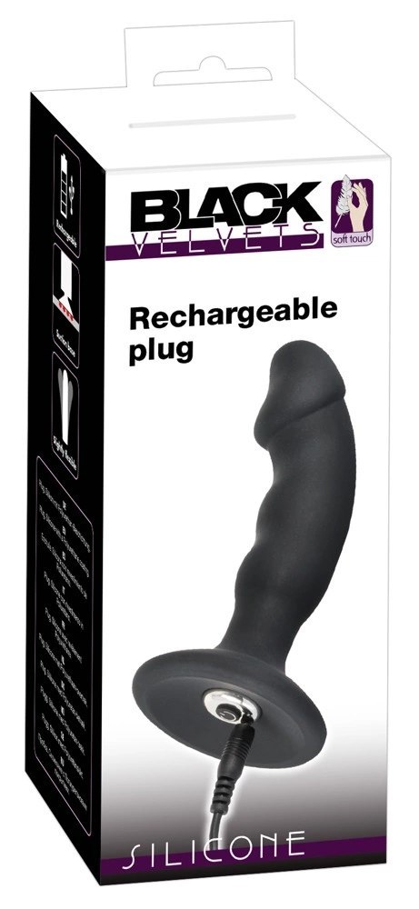 Realistyczny Korek Analny Z Wibracjami - Black Velvets Realistyczny Korek Analny Z Wibracjami - Black Velvets