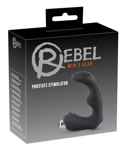 Rebel - Wibrator Prostaty W Kształcie Litery L Czarny Rebel - Wibrator Prostaty W Kształcie Litery L Czarny