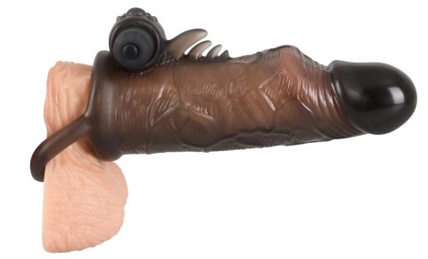 Rebel - Wibrująca Nakładka Na Penisa Z Pierścieniem Jąder 19cm Rebel - Wibrująca Nakładka Na Penisa Z Pierścieniem Jąder 19cm