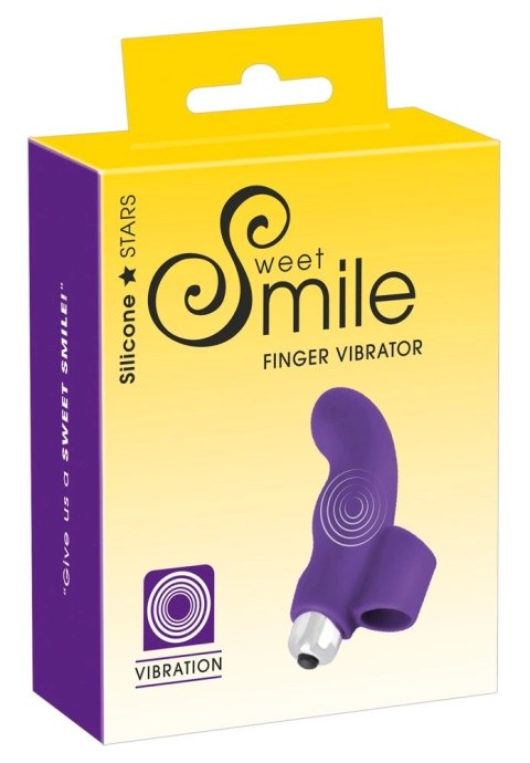 Sweet Smile - Wibrator Palcowy Zakrzywiony Do Stymulacji Punktu-G Sweet Smile - Wibrator Palcowy Zakrzywiony Do Stymulacji Punktu-G