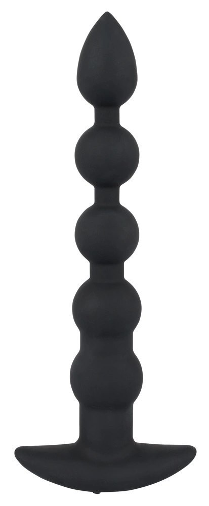 Wibracyjny Korek Analny Koraliki - Black Velvets Wibracyjny Korek Analny Koraliki - Black Velvets