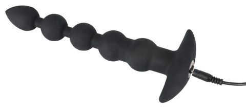 Wibracyjny Korek Analny Koraliki - Black Velvets Wibracyjny Korek Analny Koraliki - Black Velvets