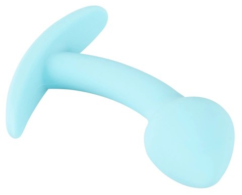 Cuties - Korek Analny Silikonowy Idealnie Zakrzywiony Niebieski Cuties - Korek Analny Silikonowy Idealnie Zakrzywiony Niebieski