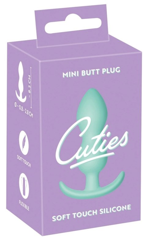 Cuties - Korek Analny Silikonowy Z Czułą Końcówką Zielony Cuties - Korek Analny Silikonowy Z Czułą Końcówką Zielony